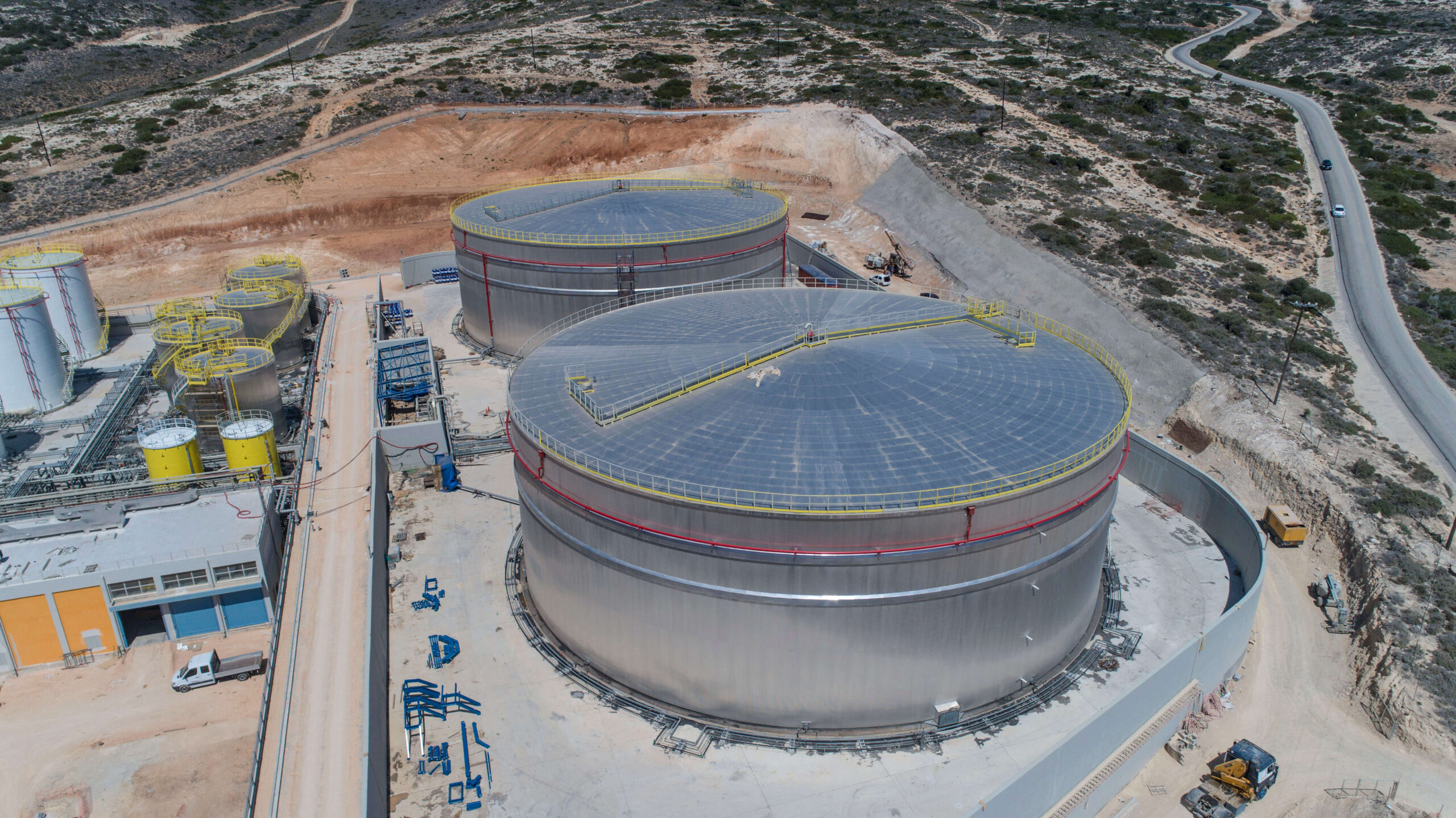 Power Plant In Rhodes Island Of 115MW Capacity With Diesel Engines 